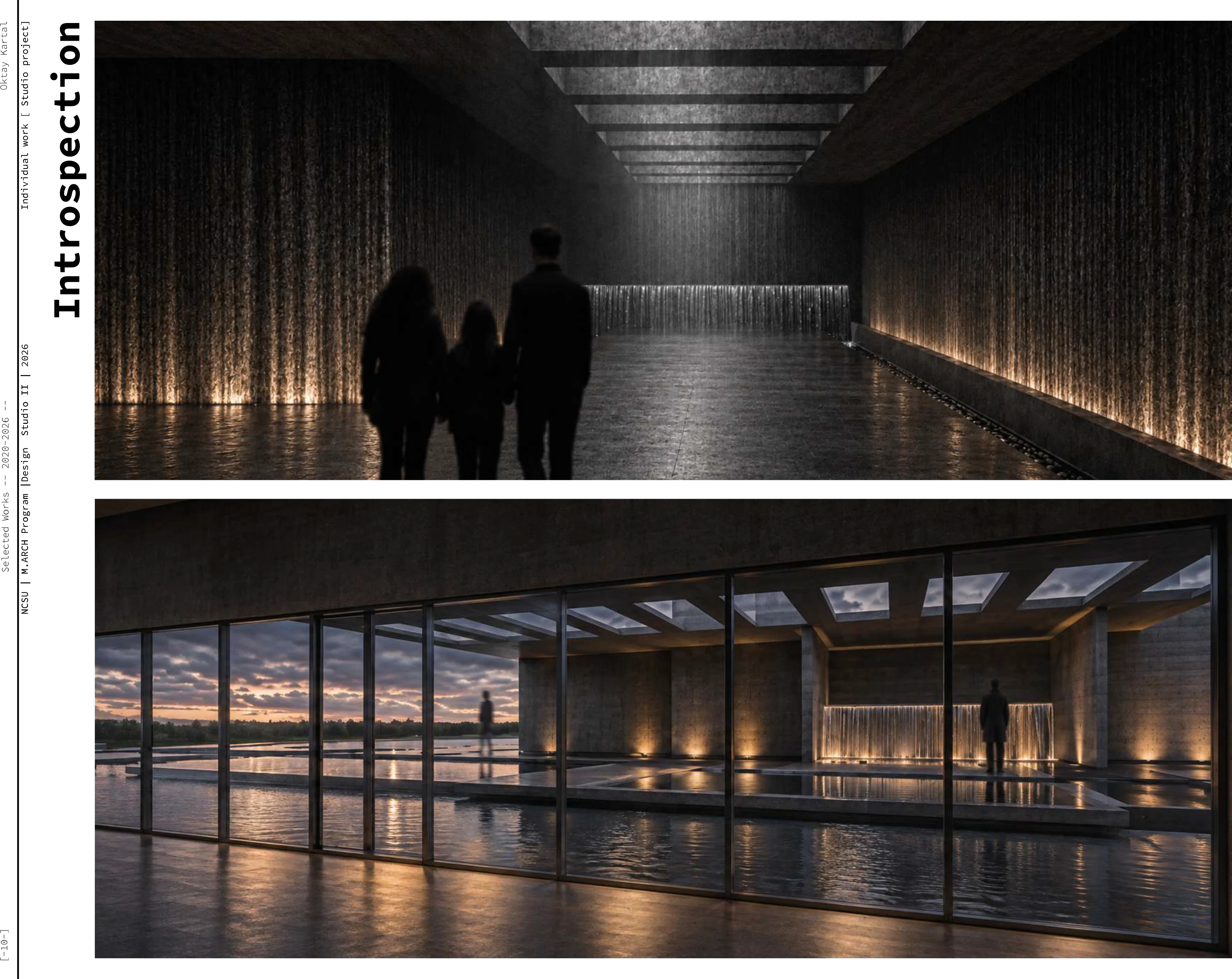 Interior memorial water room